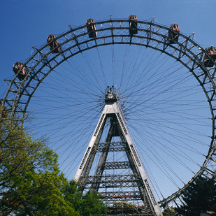 Giant Ferris Wheel / Riesenrad in Vienna / Prater