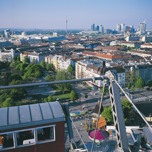 View of Vienna from the Giant Ferris Wheel