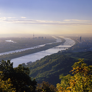 View of Danube, Vienna