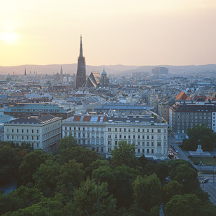 Blick auf Wien
