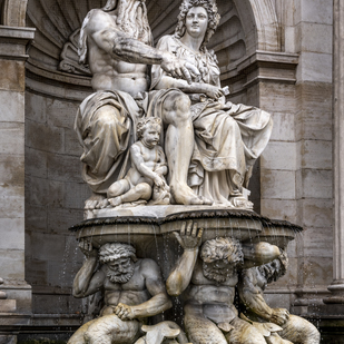 Albrecht Fountain in Vienna