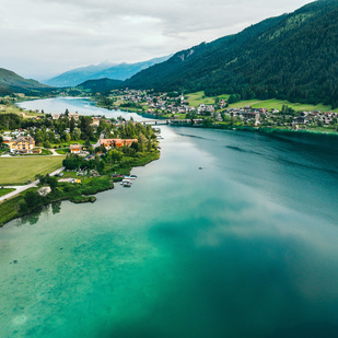 View over Lake Weissensee, Carinthia