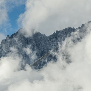 Innsbruck Bergisel - Blick auf die umliegenden Berge