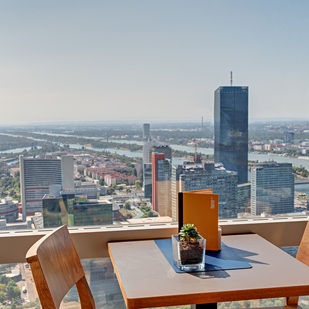 Danube Tower - Tower Café at a height of 160m