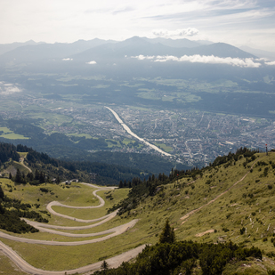 Innsbruck, Grüne Stadterlebnisse, Aussicht Nordkette