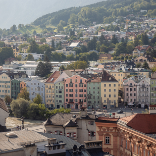 Innsbruck, Green City experiences, colorful houses