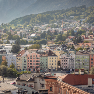 Innsbruck, Green City experiences, View to the City