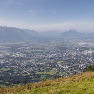 Salzburg, green city experiences, View from Gaisberg mountain