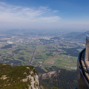 Salzburg, Grüne Stadterlebnisse, Blick vom Untersberg