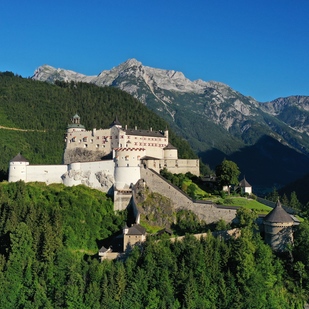 Hohenwerfen Castle exterior view