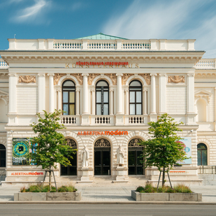 Albertina Modern in Wien, Außenaufnahme