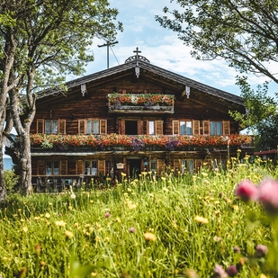 Bauernhaus in Kirchberg in Tirol im Sommer
