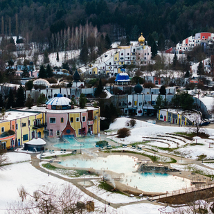 Rogner Bad Blumau Therme im Winter