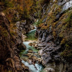 Tiefenbachklamm im Herbst, Alpbachtal