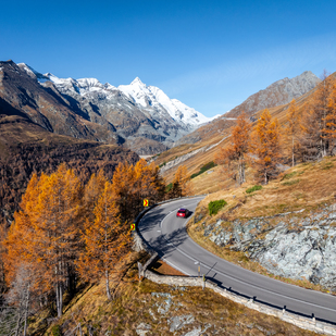 The Großglockner High Alpine Road in Autumn