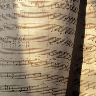 W. A. Mozart original notes