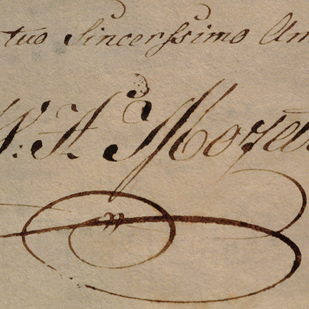 W. A. Mozart: Signatur