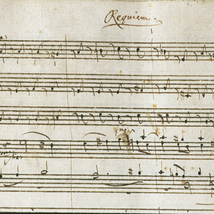 Original “Requiem“ notes by W. A. Mozart