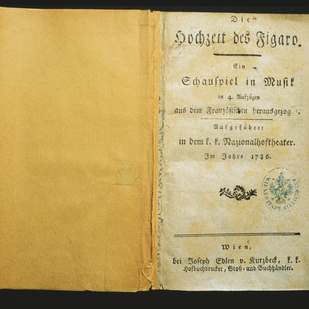 “Die Hochzeit des Figaro“  text booklet