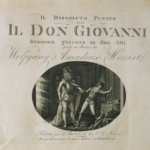 W. A. Mozart: Don Giovanni-Druck