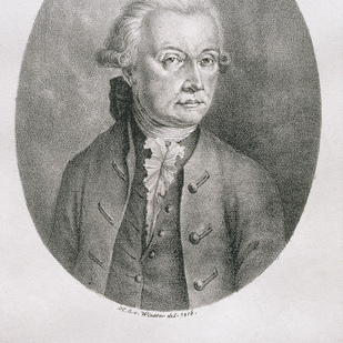 Bildnis von Leopold Mozart  (Vater von W. A. Mozart)