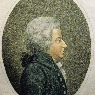 W. A. Mozart portrait / Historical Museum of Vienna