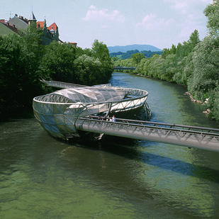 View of Graz / Murinsel / Styria